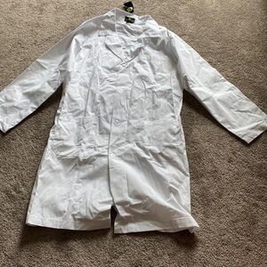 Natural Uniforms White Long Uniform Lab Jacket SIZE M